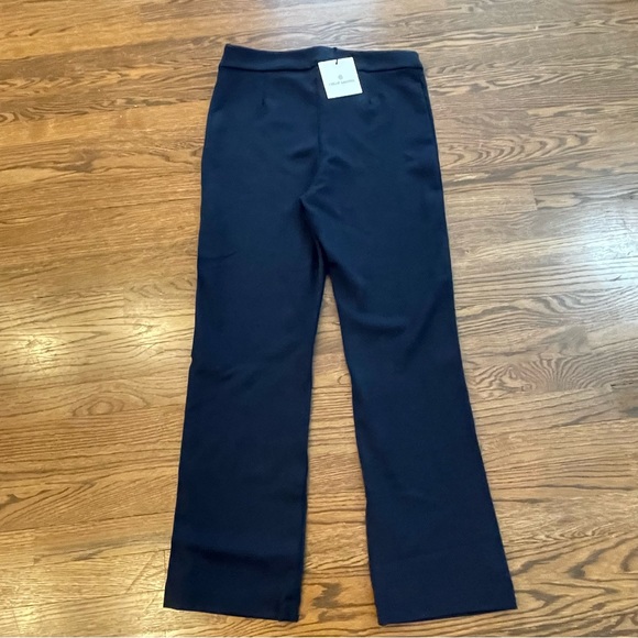Nwt New Chloe kristyn Women's designer Navy Blue pants l slacks high ris… - Picture 2 of 10
